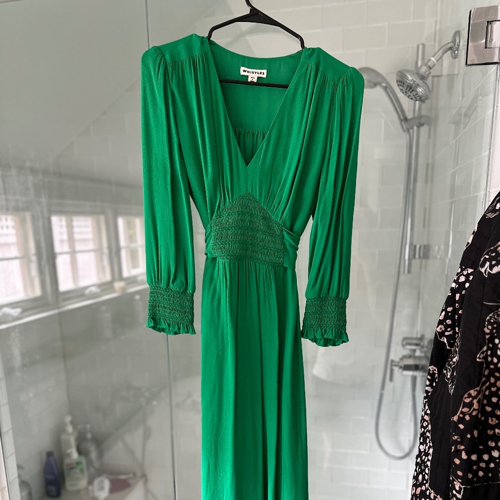 Whistles Green Dress